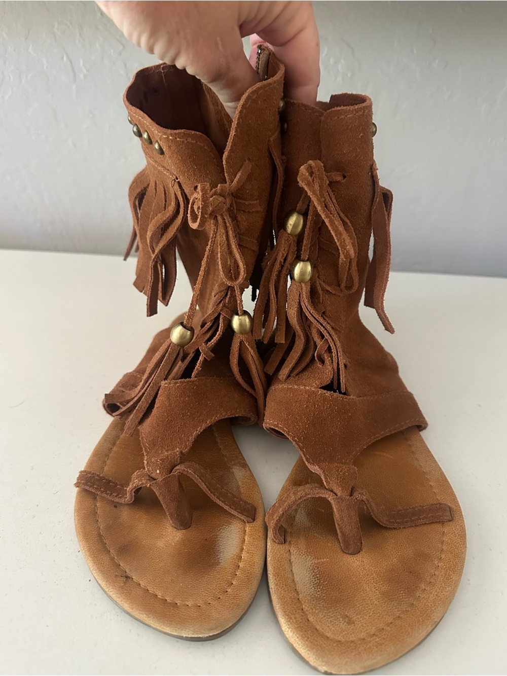 Vintage Spell short warrior sandals. Size 38